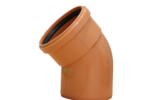 110mm 45 Degree Single Socket Bend - Undergound - 4" Pushfit