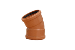 110mm 30 Degree Double Socket Bend - Undergound - 4" Pushfit