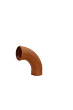 110mm 87.5 Degree Single Socket  Slow Bend - Undergound - 4" Pushfit