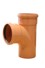 110mm 87.5 Degree Double Socket Junction - Undergound - 4" Pushfit