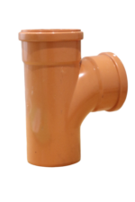 110mm 87.5 Degree Double Socket Junction - Undergound - 4" Pushfit - Image 3