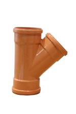 110mm 45 Degree Triple Socket Junction - Undergound - 4" Pushfit - Image 3