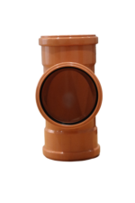 110mm 87.5 Degree Triple Socket Junction - Undergound - 4" Pushfit - Image 2