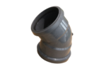 Anthracite Grey 45 Deg. Double Socket Soil Bend 110mm