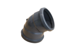 Anthracite Grey 45 Deg. Double Socket Soil Bend 110mm - Image 3