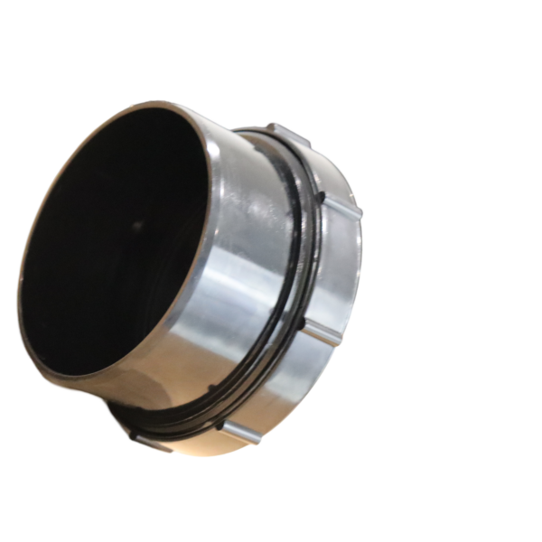 Black Screwed Soil Access Cap 110mm
