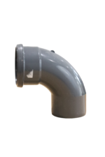 Anthracite Grey 90 Deg. Single Socket Soil Bend 110mm
