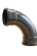 Black 90 Deg. Double Socket Soil Bend 110mm