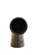 Black 90 Deg. Double Socket Soil Bend 110mm - Image 3