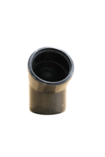 Black 45 Deg. Single Socket Soil Bend 110mm - Image 3
