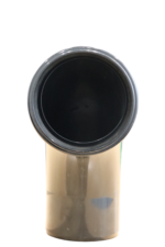 Black 90 Deg. Single Socket Soil Bend 110mm - Image 3
