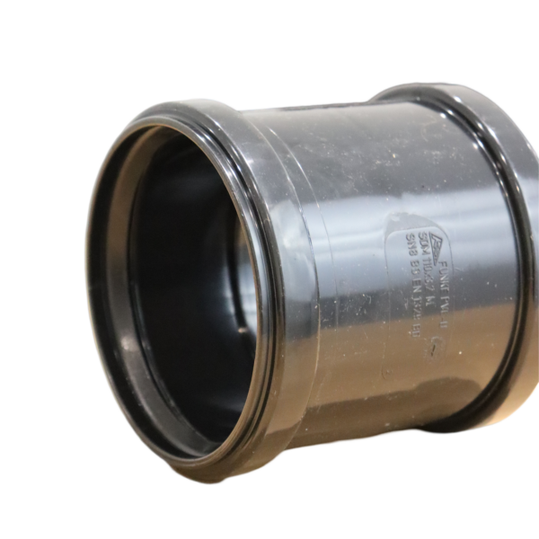 Black Soil Pipe Coupler 110mm