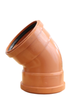 45 Deg. Double Socket Bend Underground 160mm