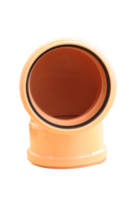 110mm 87.5 Degree Double Socket Tight Bend Knuckle Underground - 4" Pushfit - Image 3