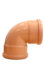 110mm 87.5 Degree Double Socket Tight Bend Knuckle Underground - 4" Pushfit - Image 2